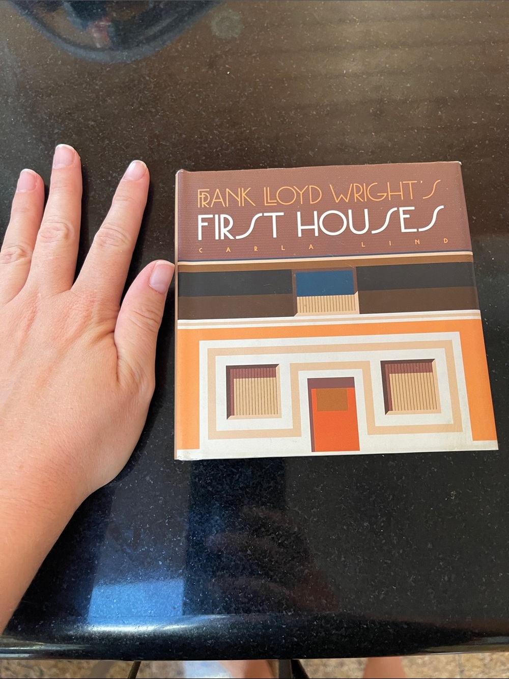 Frank Lloyd Wright's First Houses Book - Brown & Orange Cover